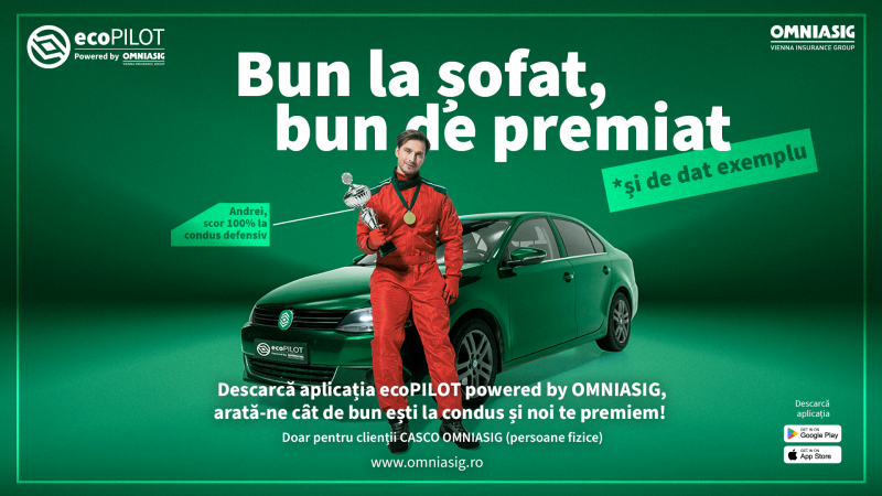 aplicatie ecoPILOT Omniasig asigurare casco