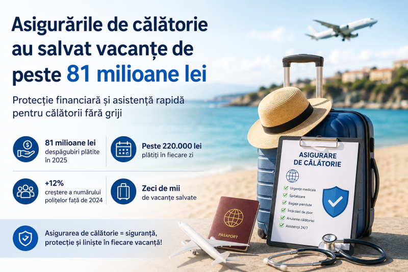 Asigurarile de calatorie salveaza vacanta