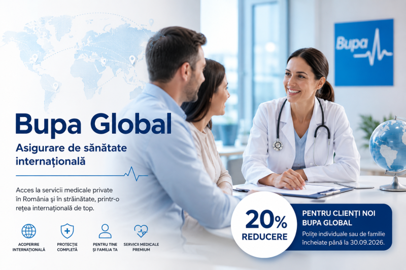 Bupa Global Asigurare medicală internațională